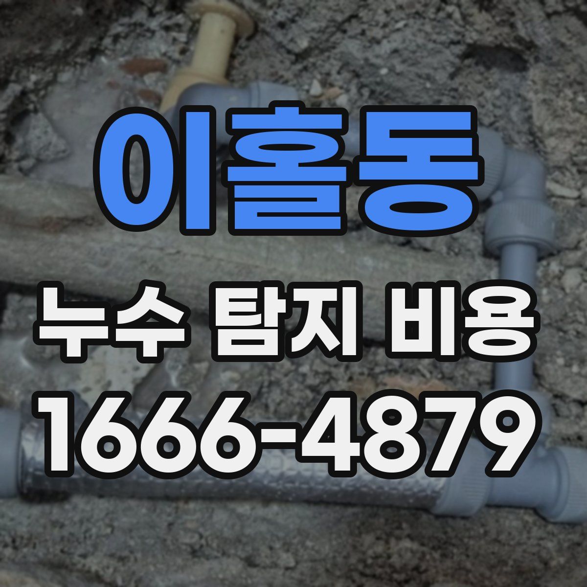 이홀동 누수 탐지 비용