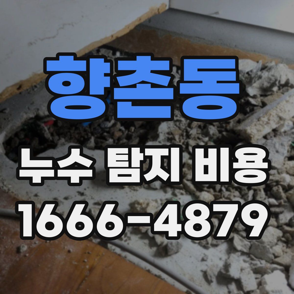 향촌동 누수 탐지 비용