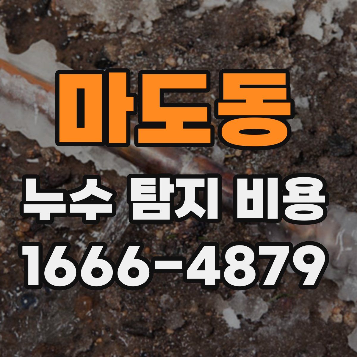 마도동 누수 탐지 비용