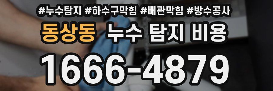 동상동 누수 탐지 비용