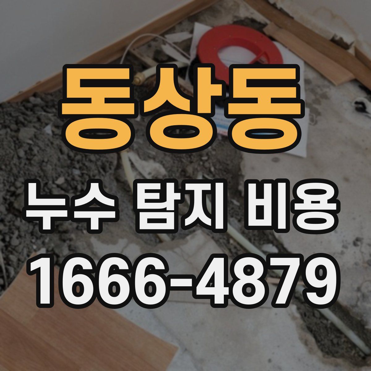 동상동 누수 탐지 비용