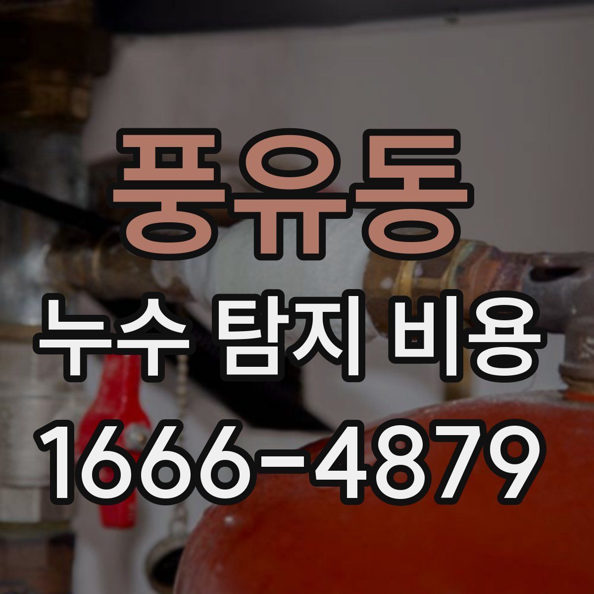 풍유동 누수 탐지 비용