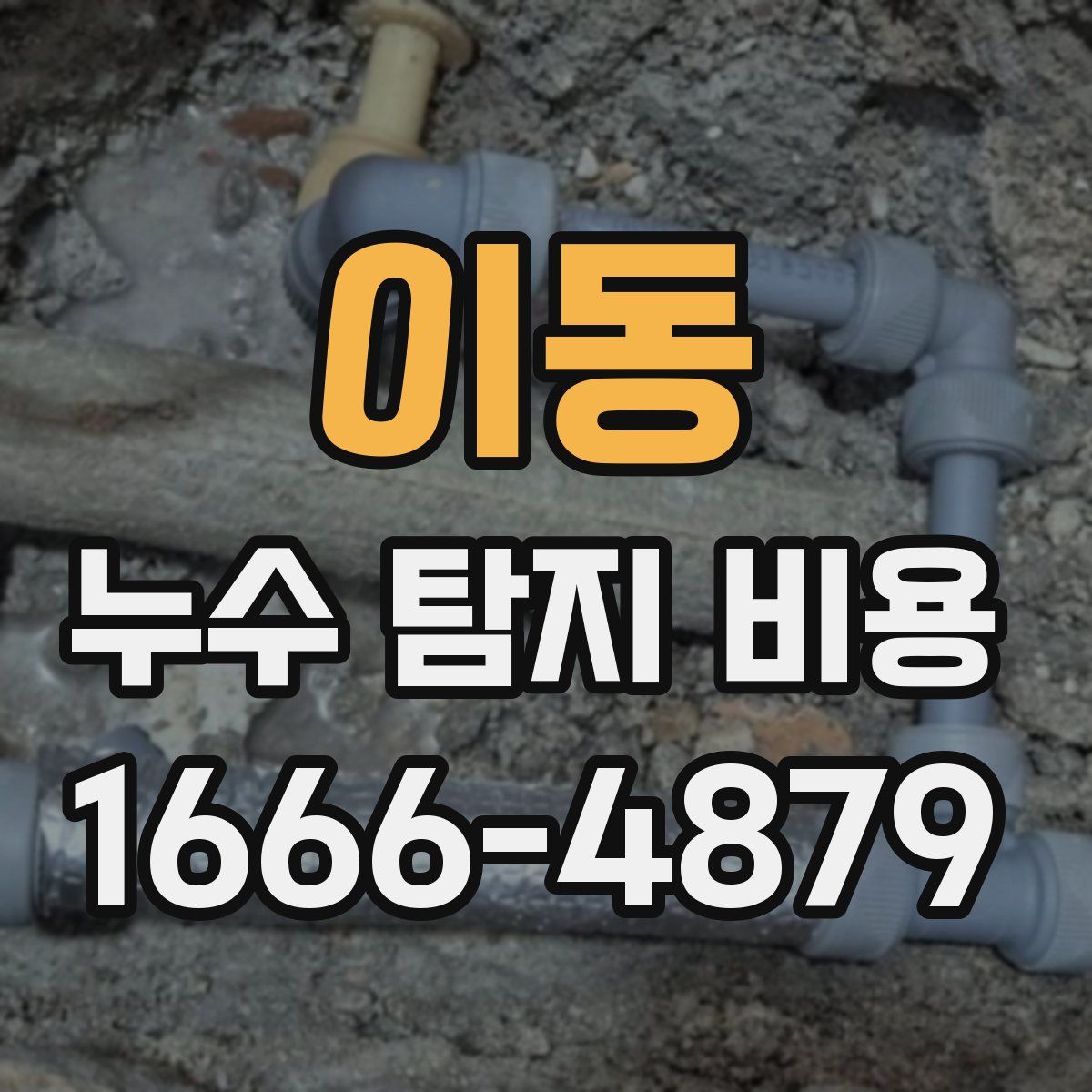 이동 누수 탐지 비용