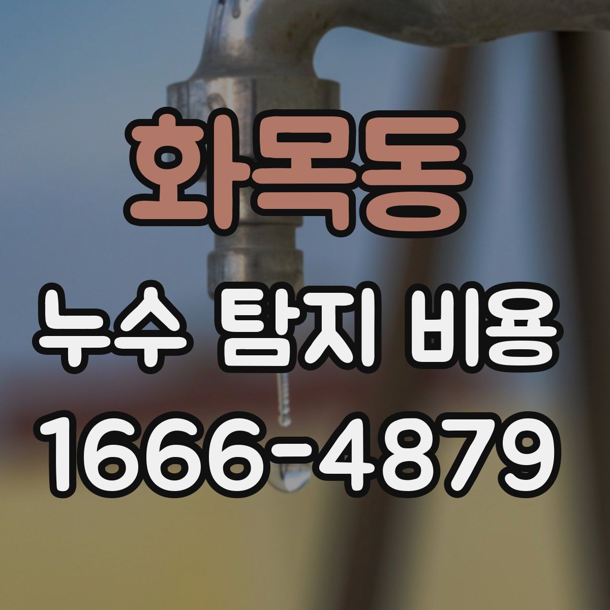 화목동 누수 탐지 비용