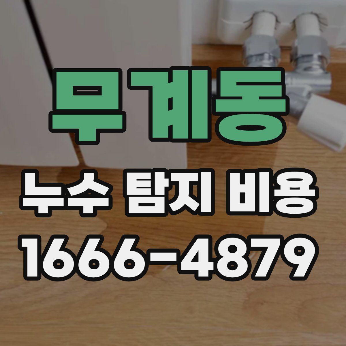 무계동 누수 탐지 비용