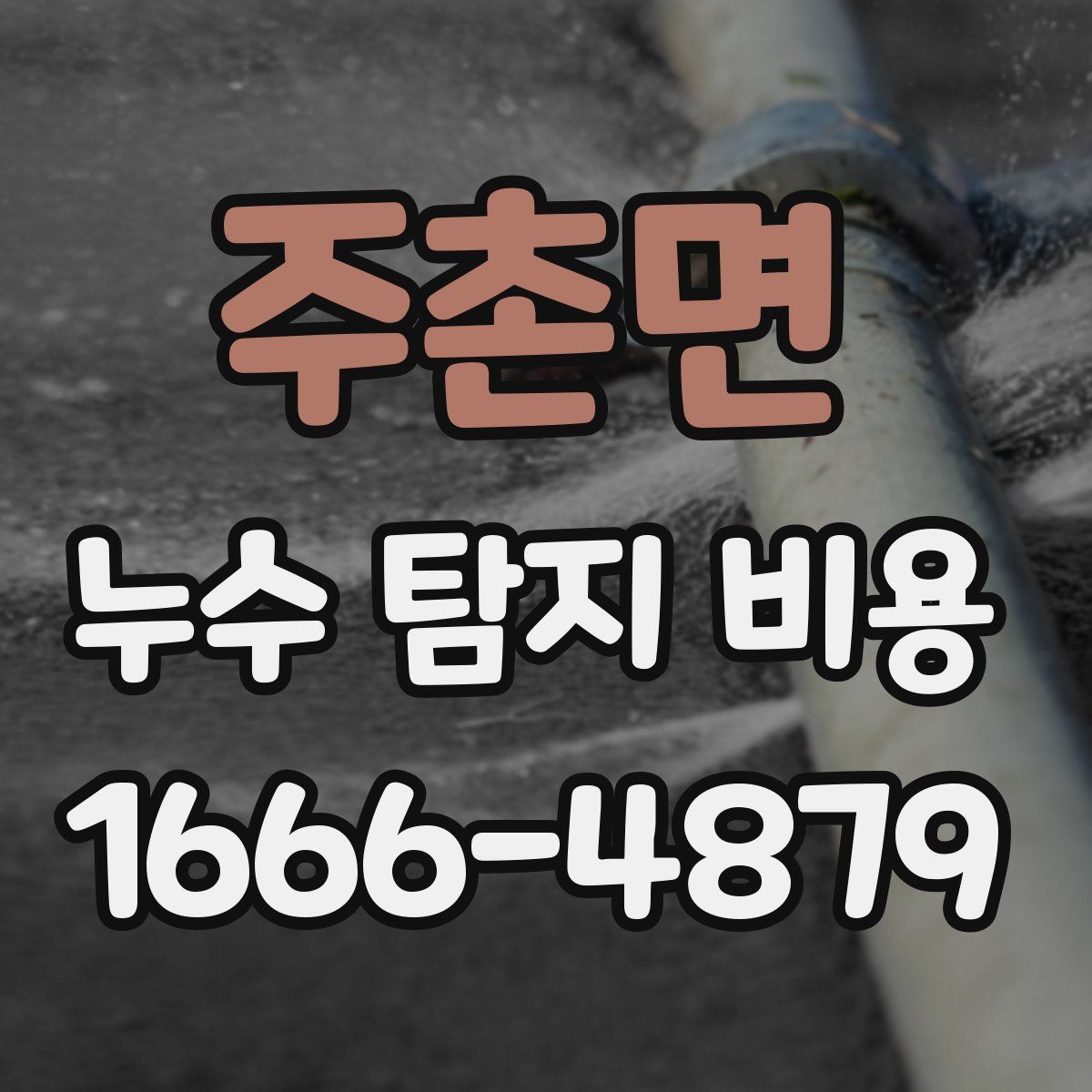 주촌면 누수 탐지 비용