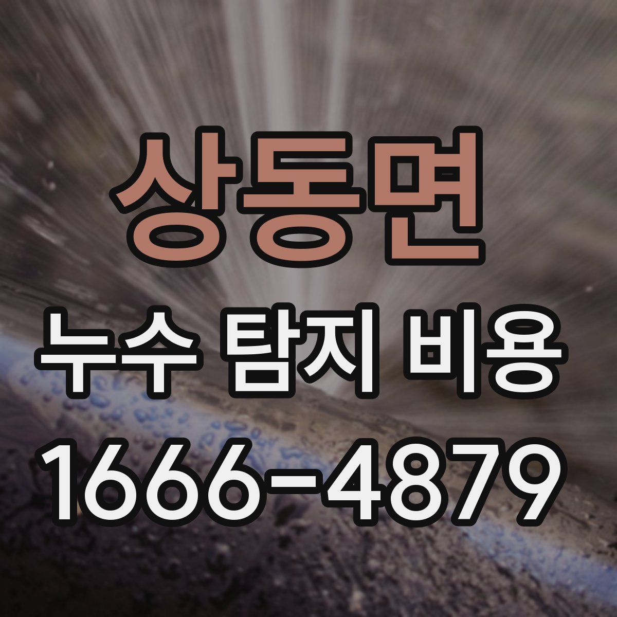 상동면 누수 탐지 비용