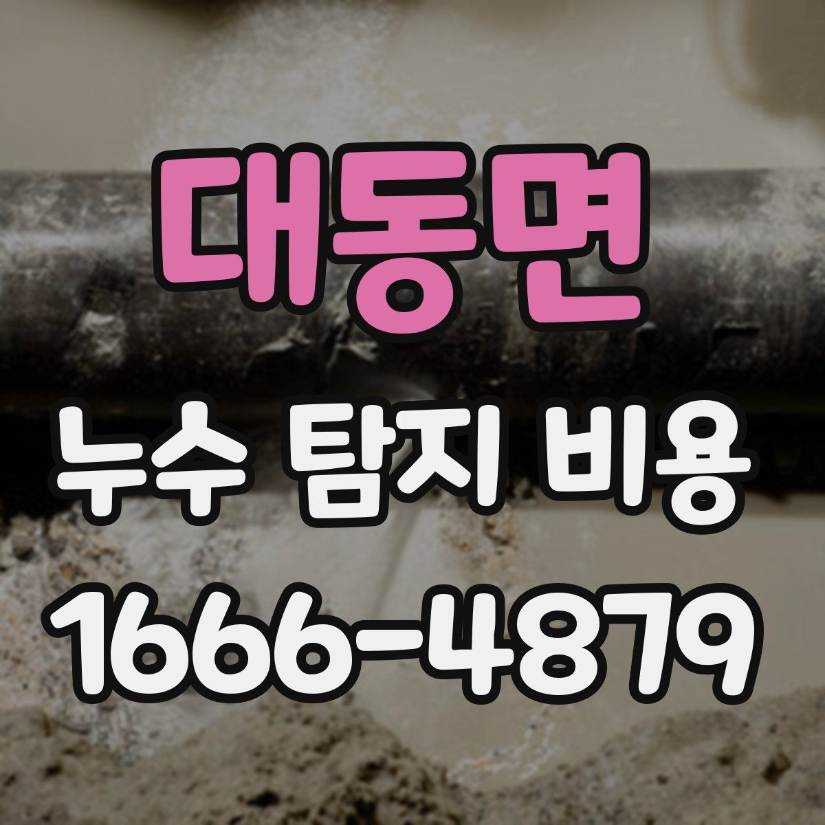 대동면 누수 탐지 비용