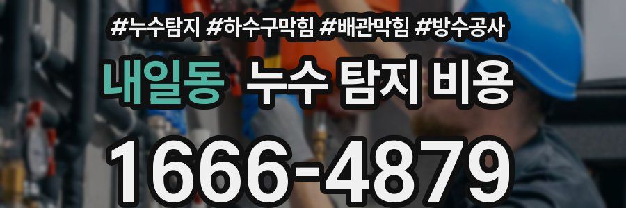 내일동 누수 탐지 비용