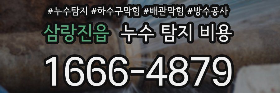 삼랑진읍 누수 탐지 비용
