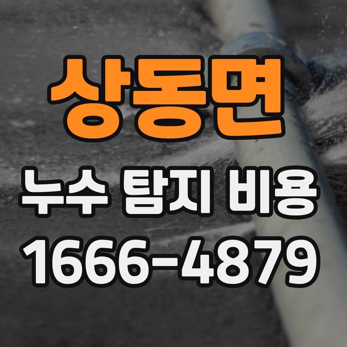 상동면 누수 탐지 비용