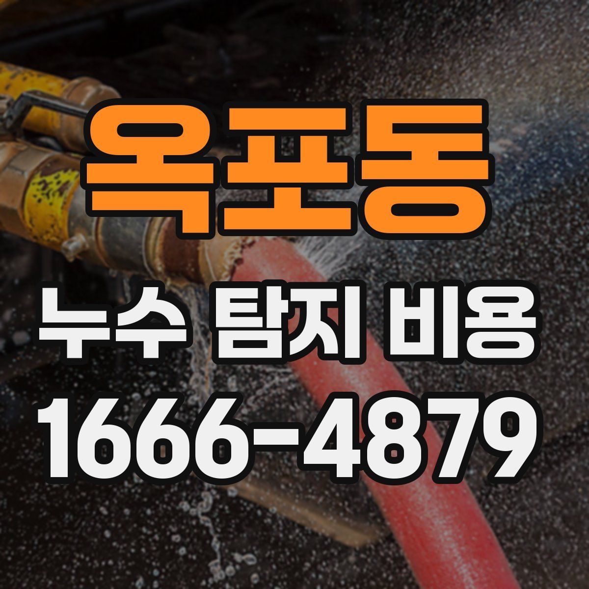 옥포동 누수 탐지 비용