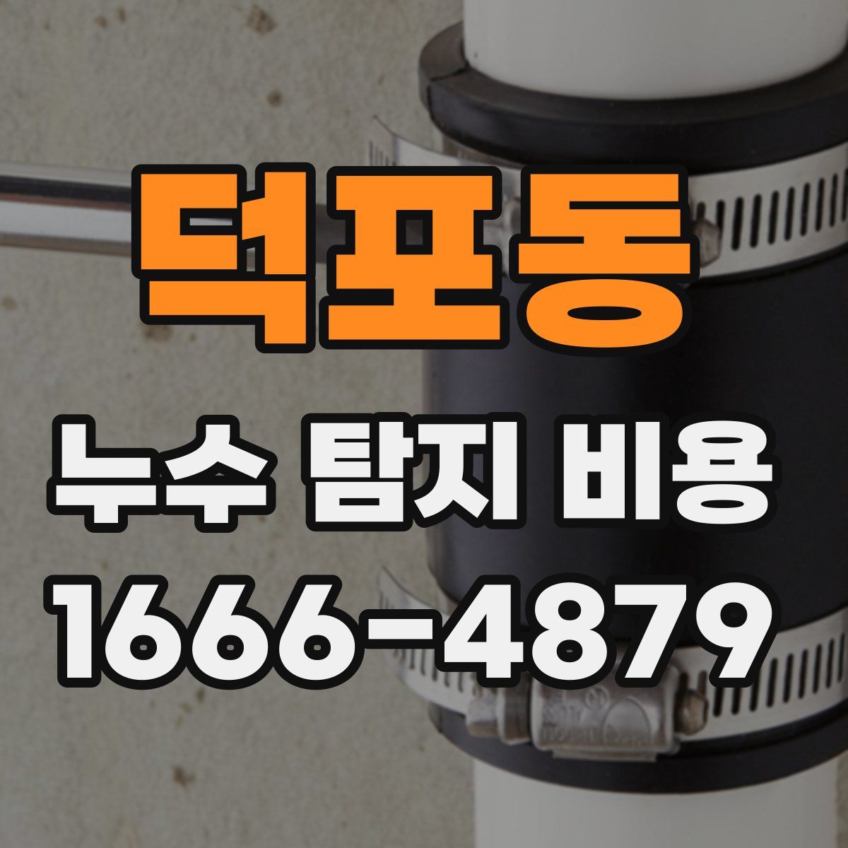 덕포동 누수 탐지 비용