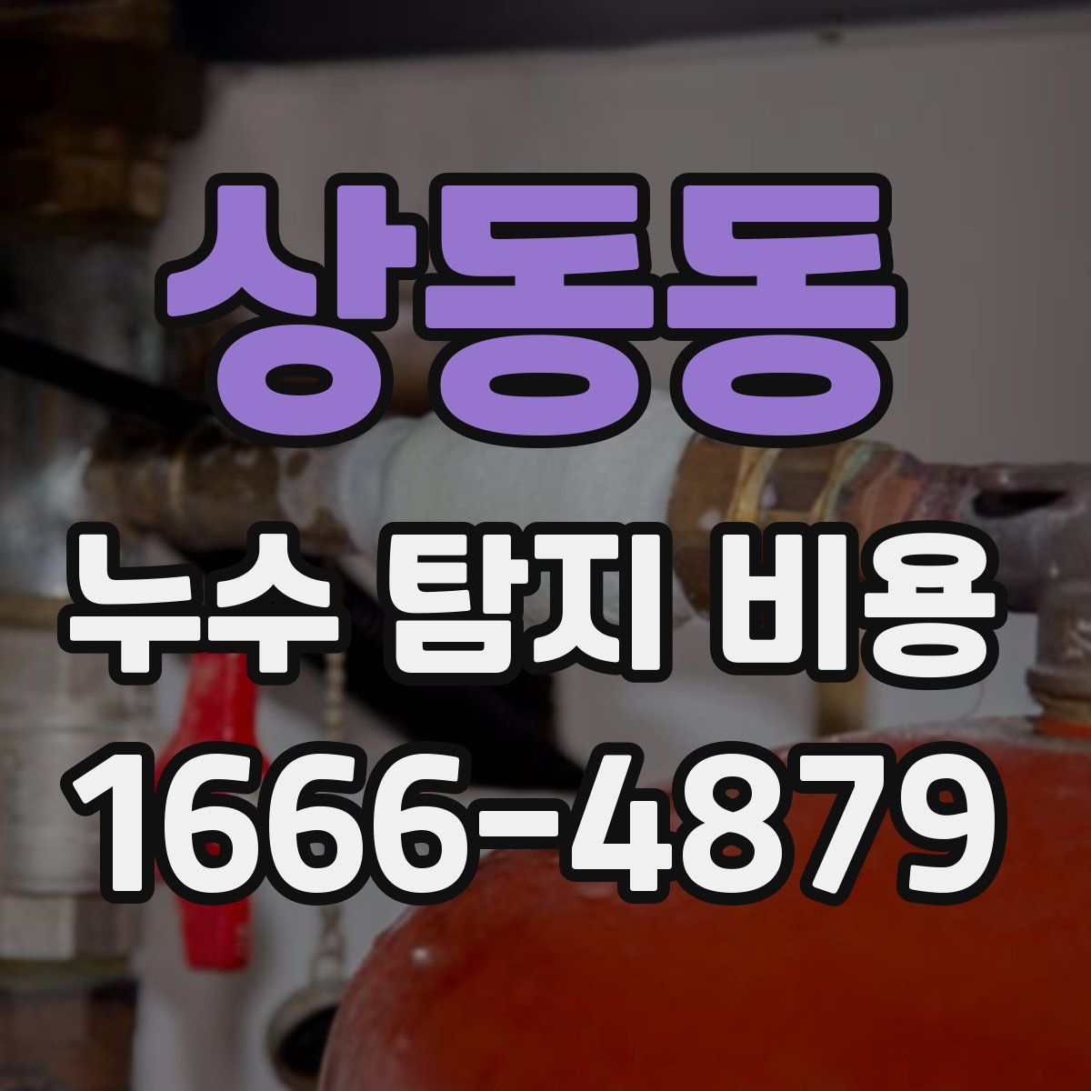 상동동 누수 탐지 비용