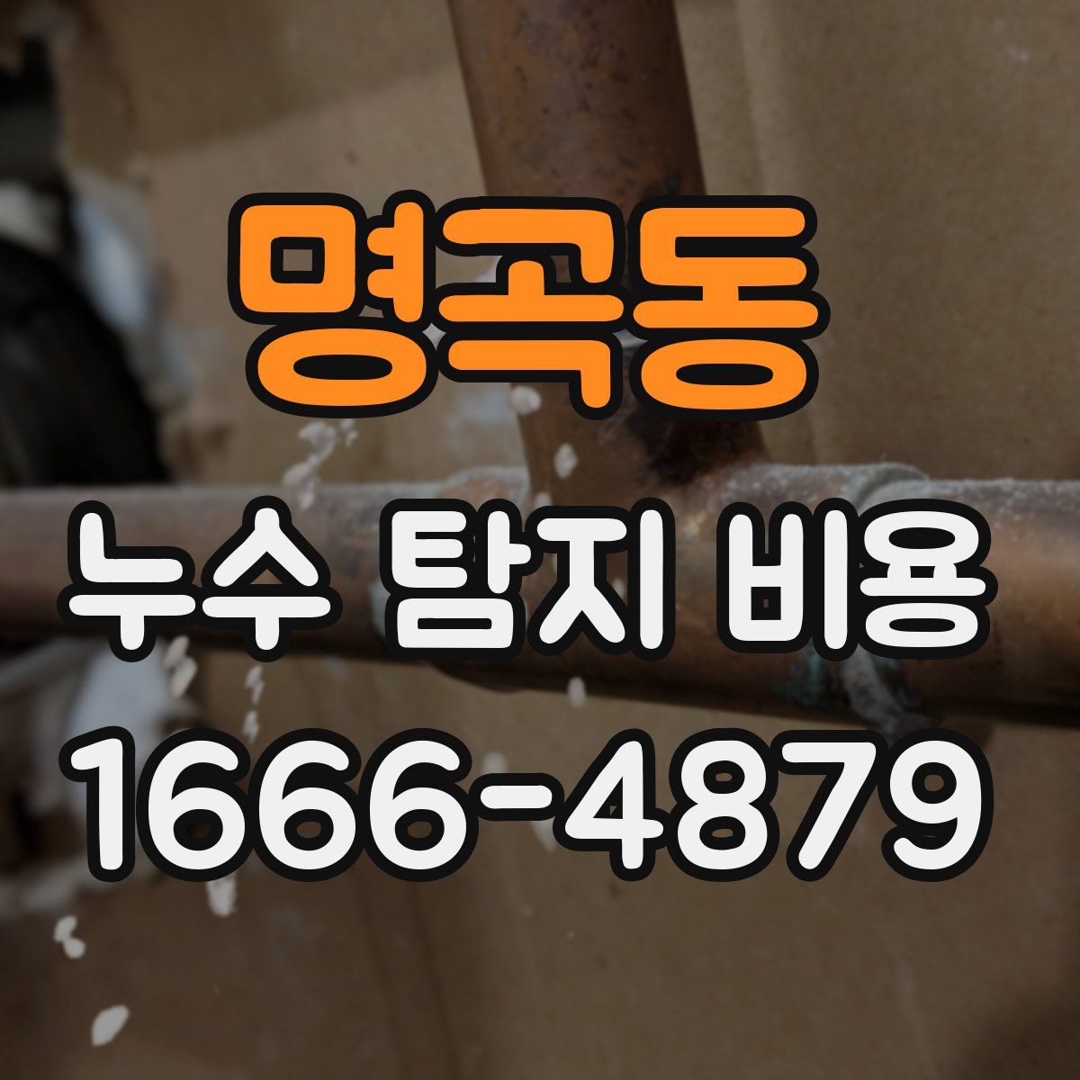 명곡동 누수 탐지 비용