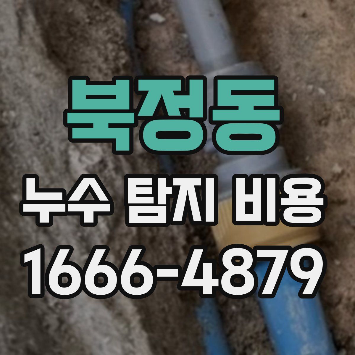 북정동 누수 탐지 비용