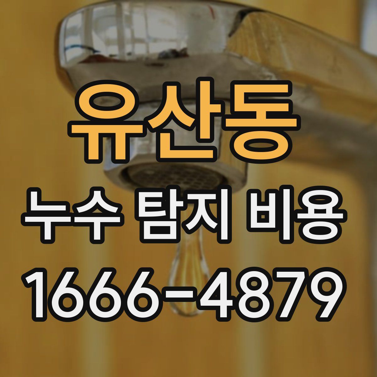 유산동 누수 탐지 비용