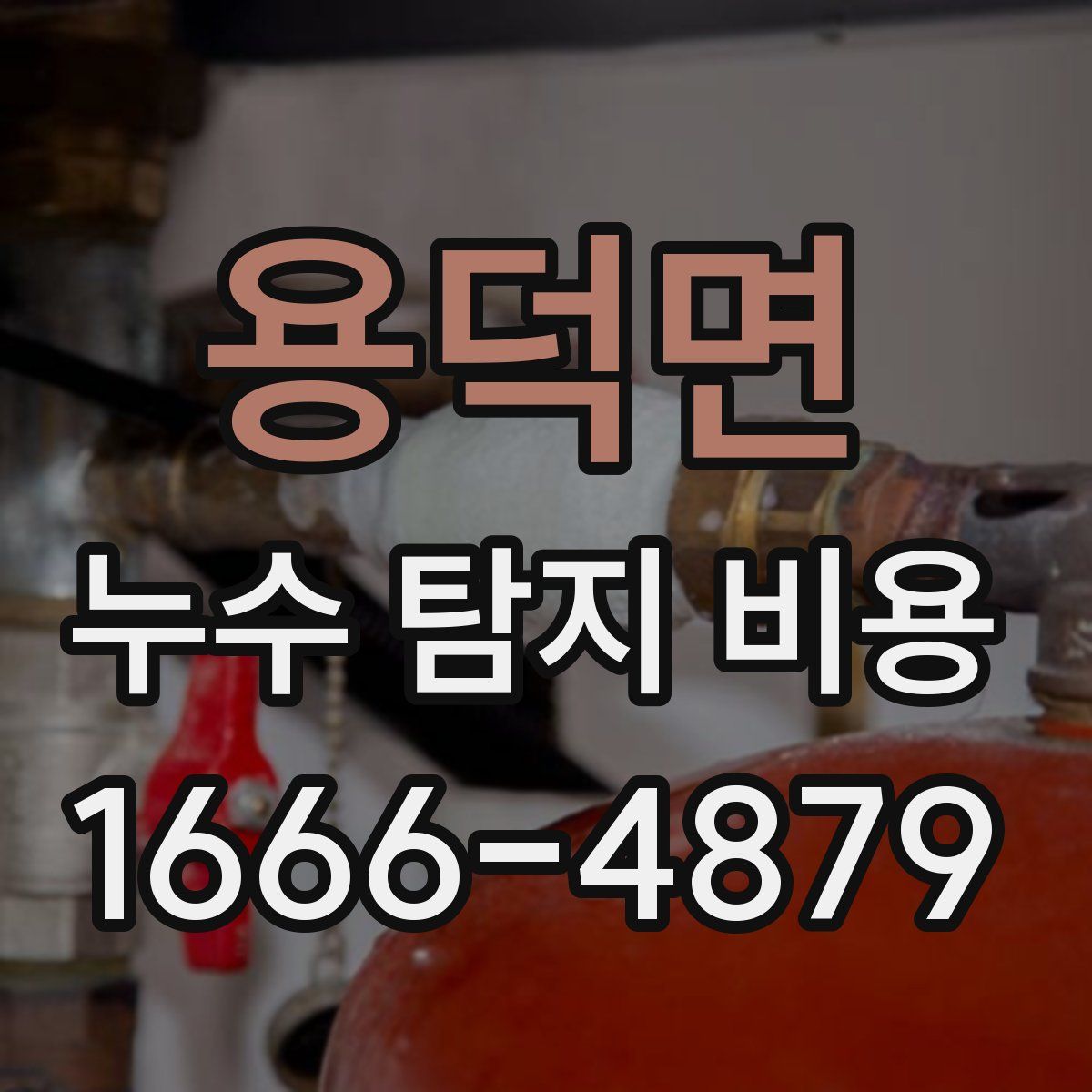 용덕면 누수 탐지 비용