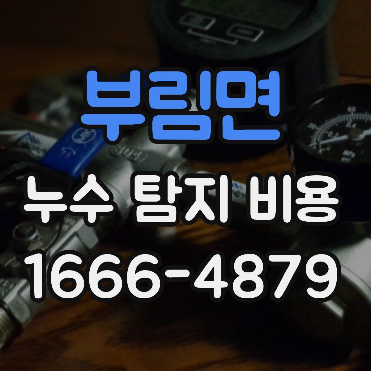 부림면 누수 탐지 비용