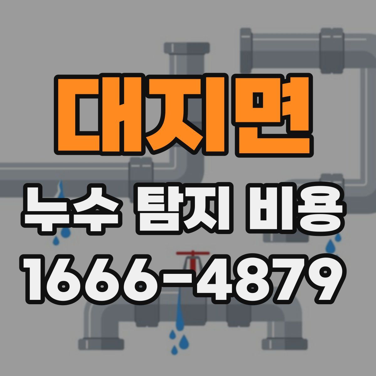 대지면 누수 탐지 비용