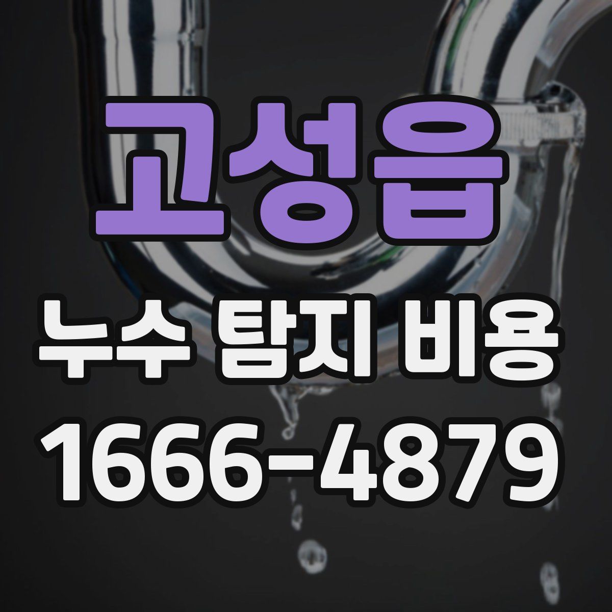 고성읍 누수 탐지 비용