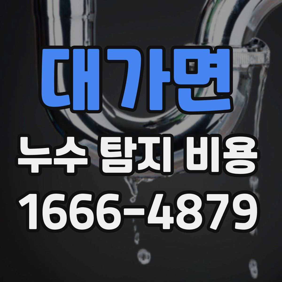 대가면 누수 탐지 비용