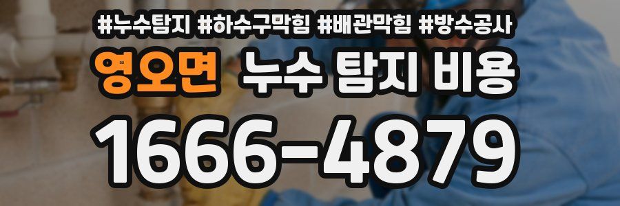 영오면 누수 탐지 비용
