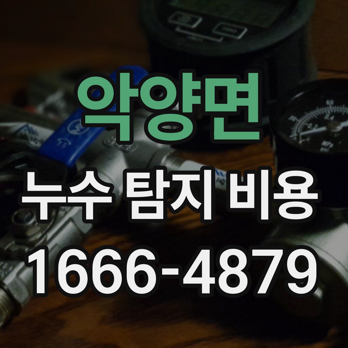 악양면 누수 탐지 비용