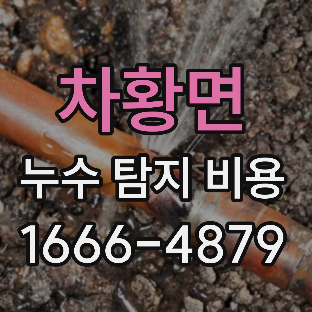 차황면 누수 탐지 비용