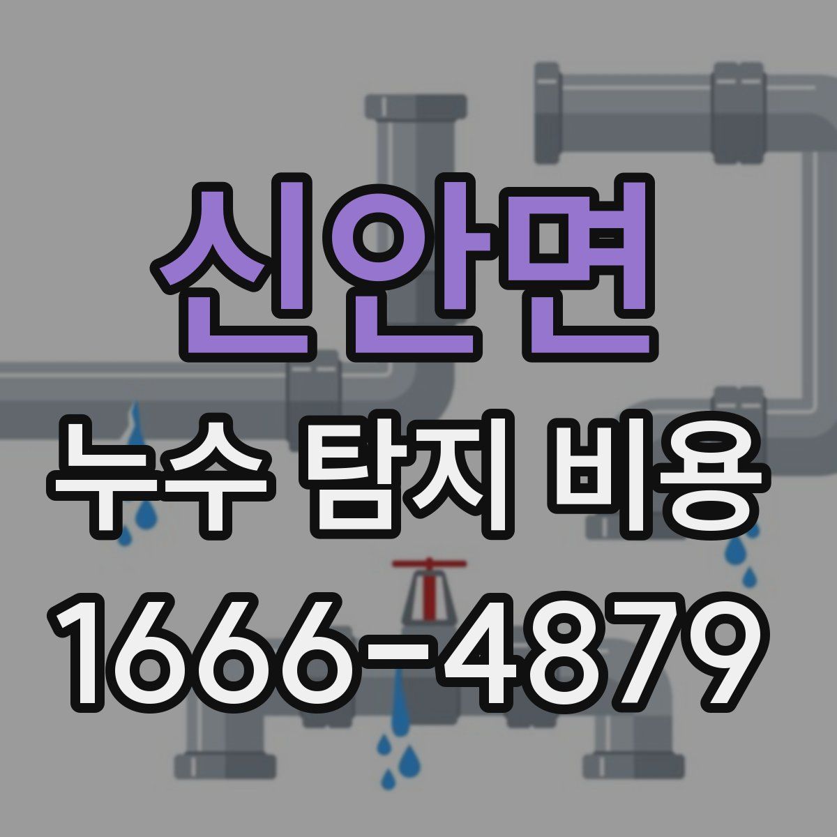 신안면 누수 탐지 비용