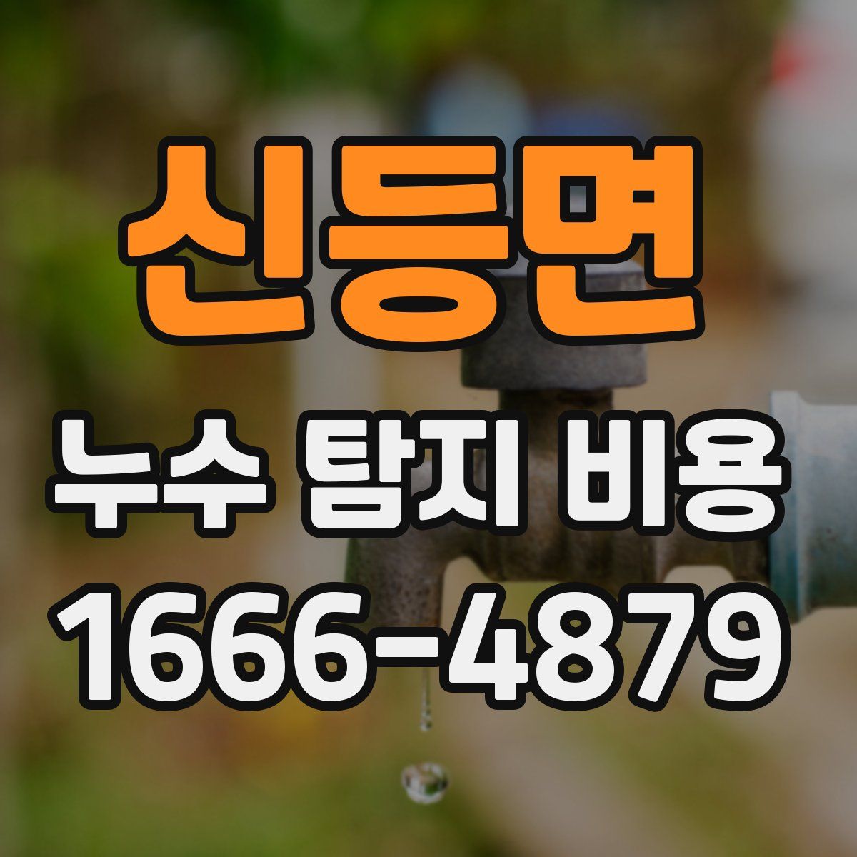 신등면 누수 탐지 비용