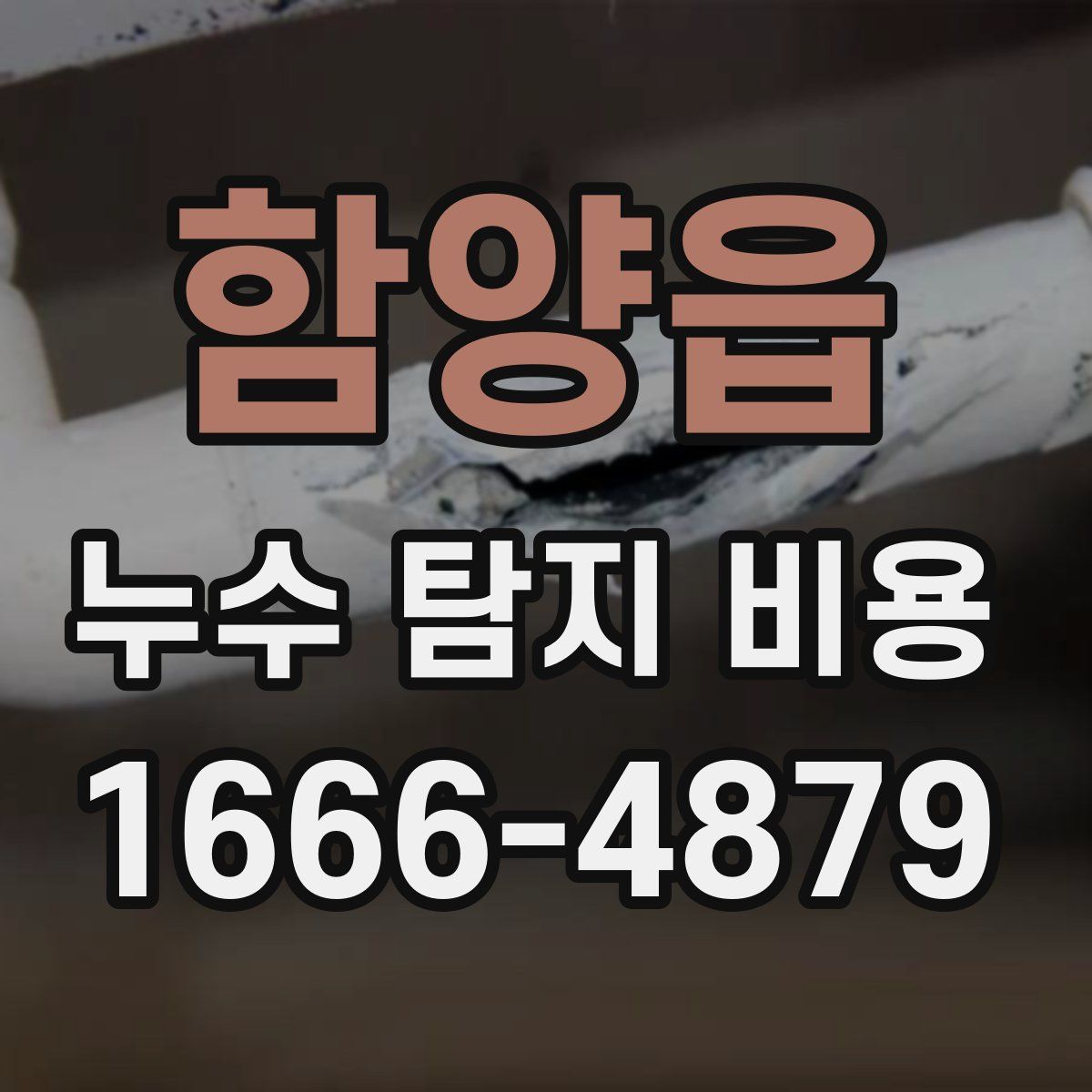 함양읍 누수 탐지 비용