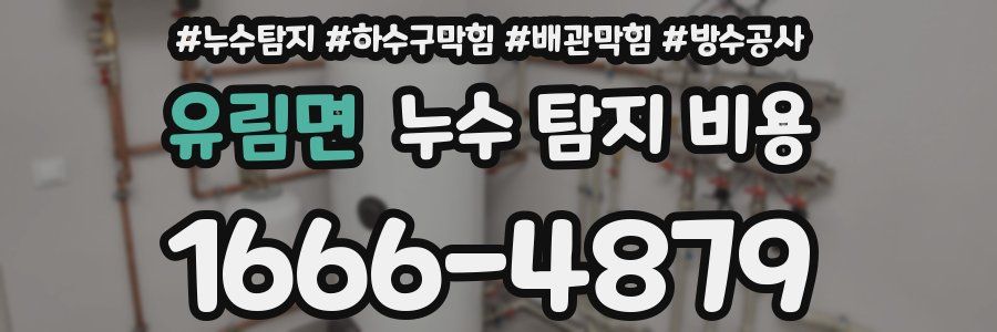 유림면 누수 탐지 비용