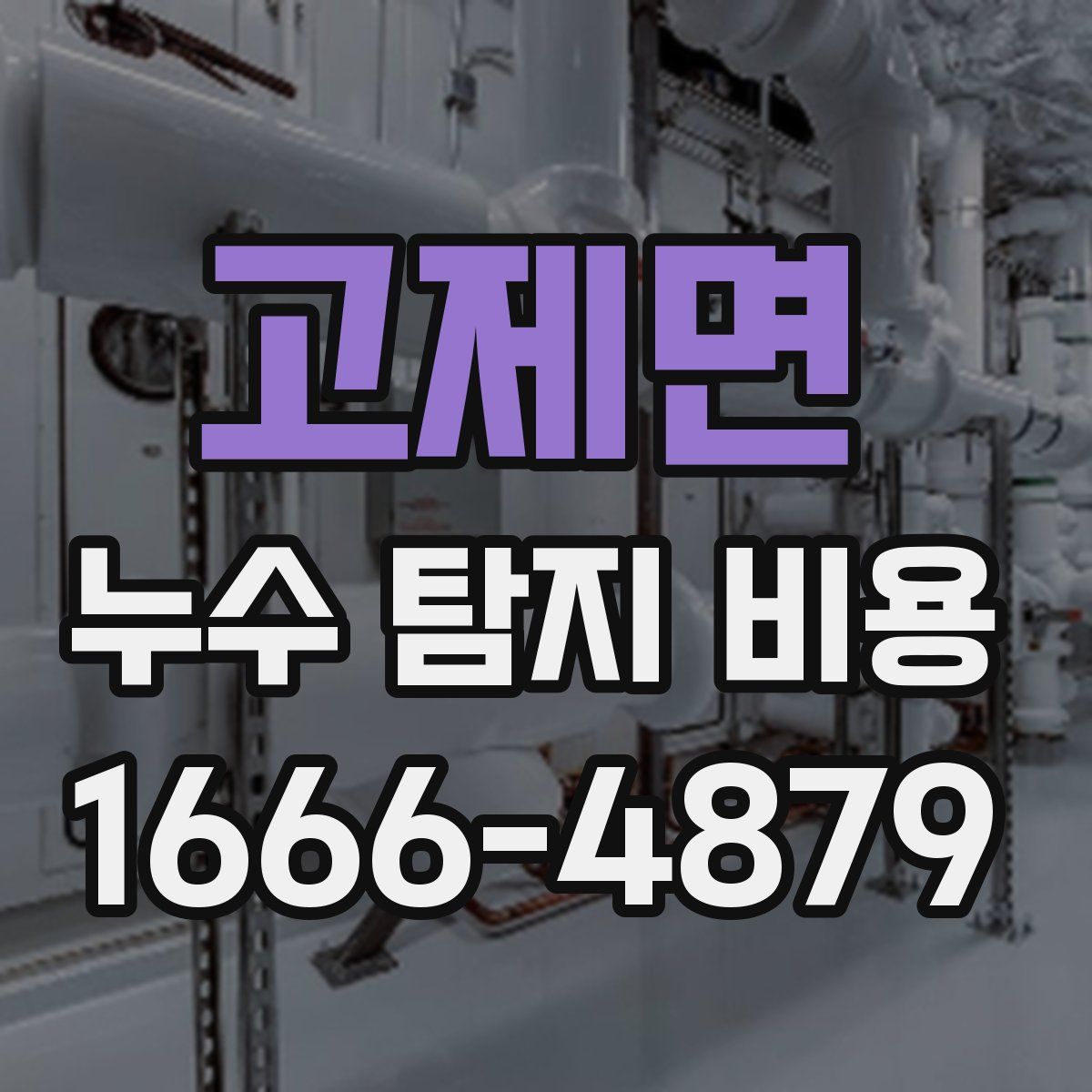 고제면 누수 탐지 비용