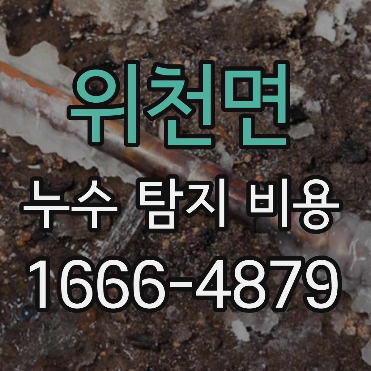 위천면 누수 탐지 비용