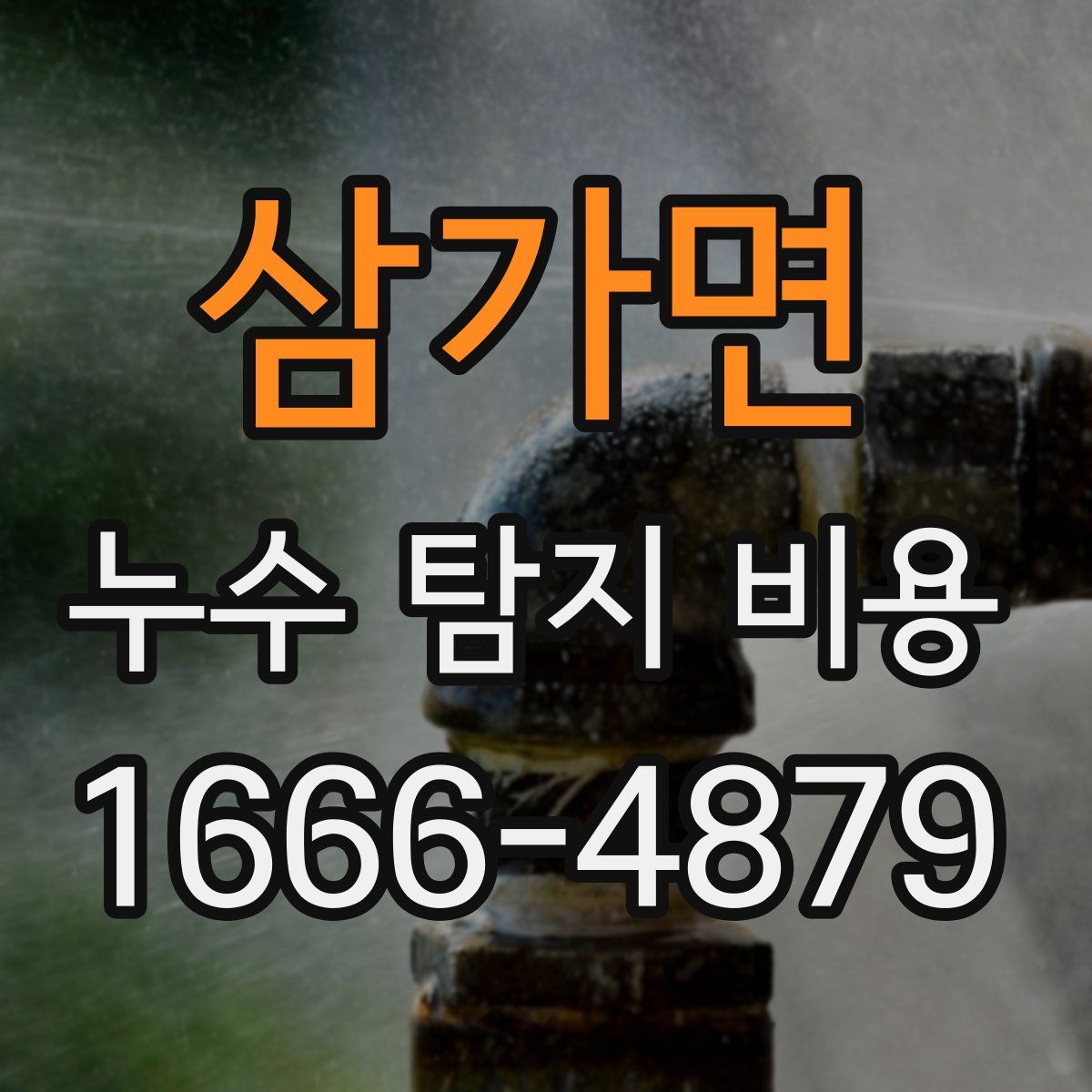 삼가면 누수 탐지 비용
