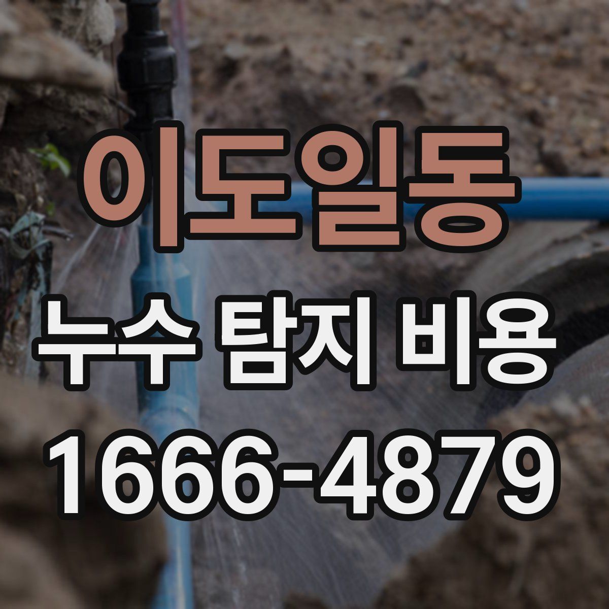 이도일동 누수 탐지 비용