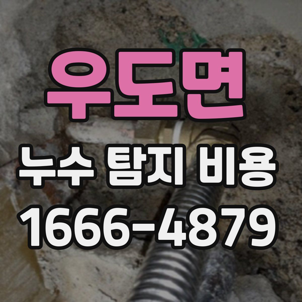 우도면 누수 탐지 비용
