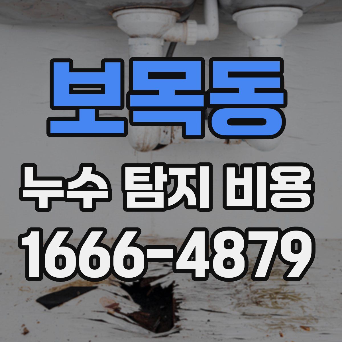 보목동 누수 탐지 비용