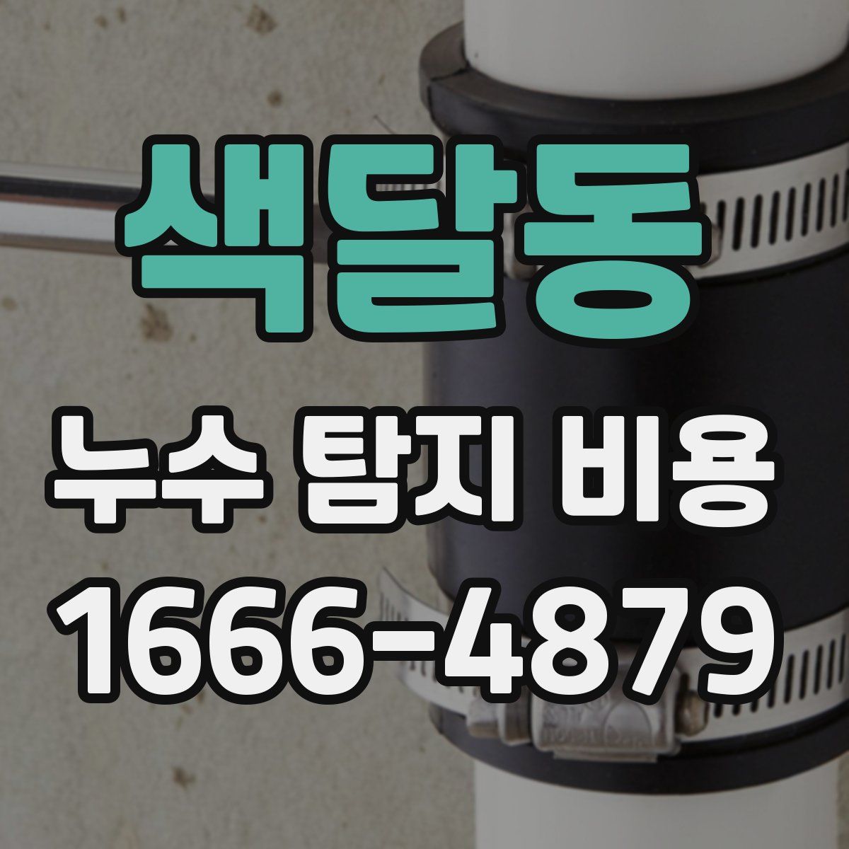 색달동 누수 탐지 비용