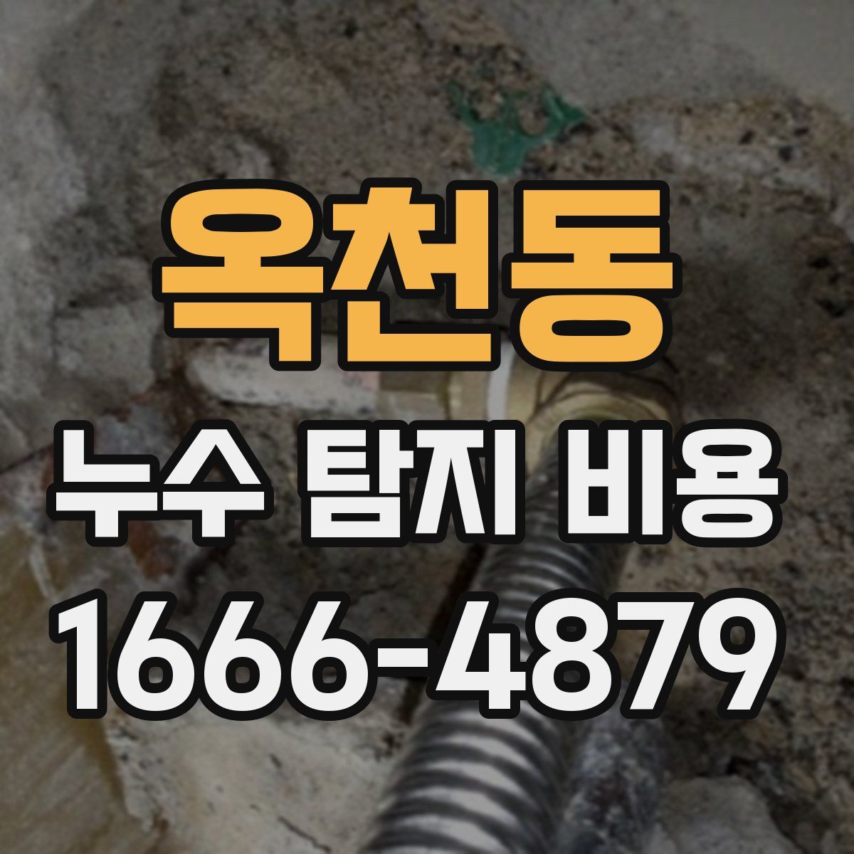 옥천동 누수 탐지 비용