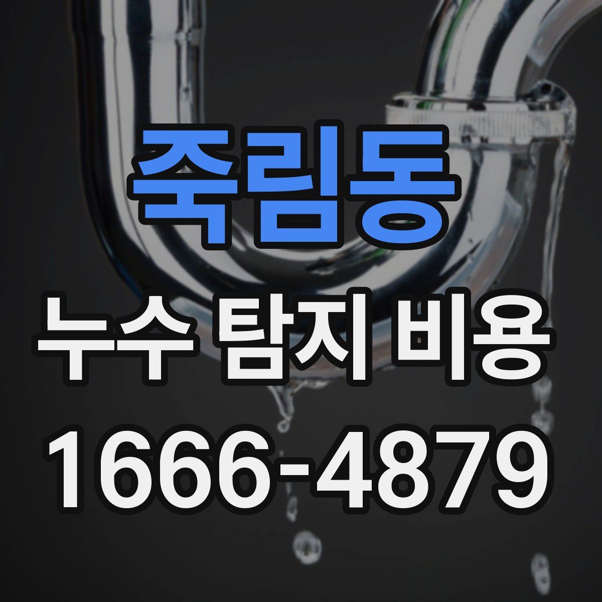 죽림동 누수 탐지 비용