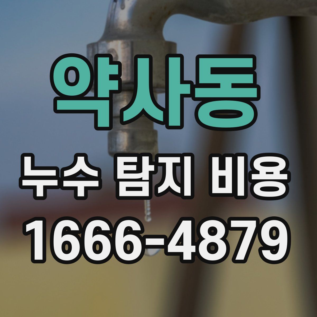 약사동 누수 탐지 비용