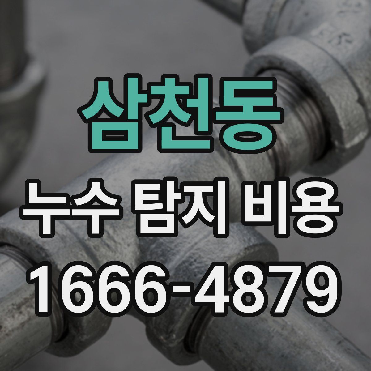 삼천동 누수 탐지 비용