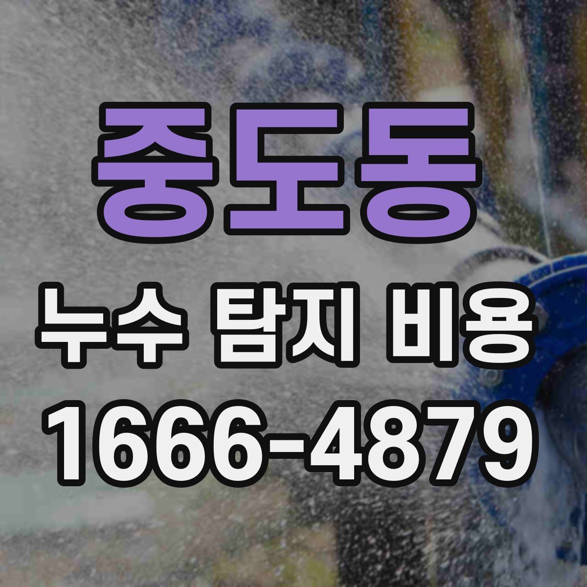 중도동 누수 탐지 비용