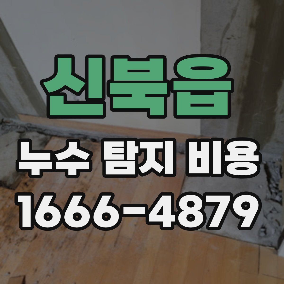 신북읍 누수 탐지 비용