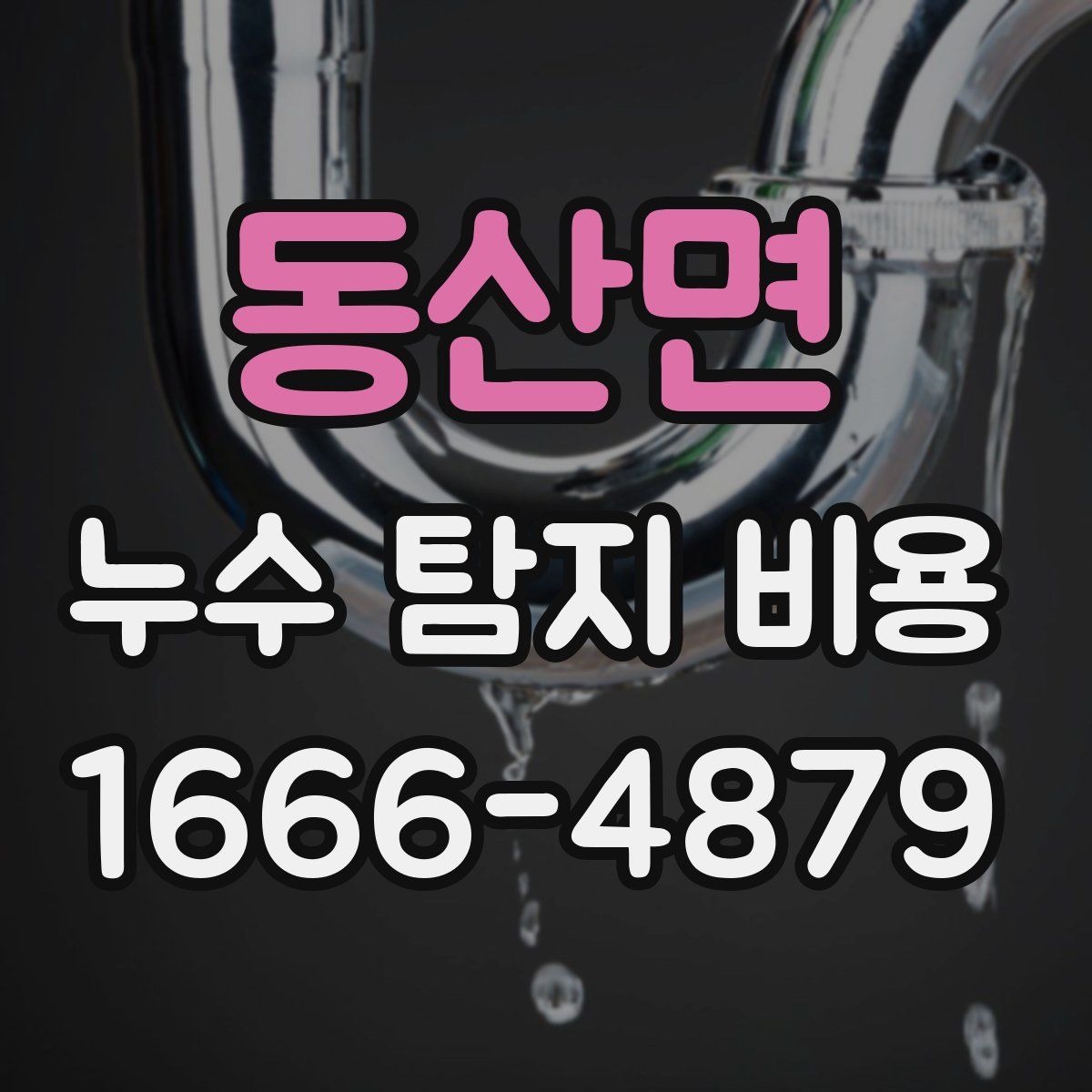 동산면 누수 탐지 비용