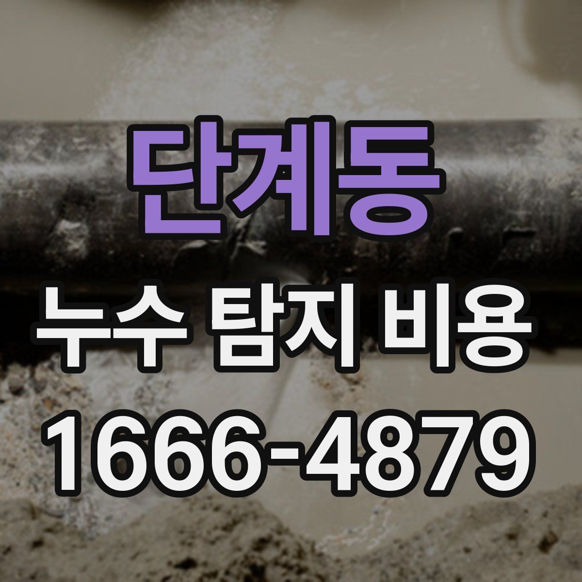 단계동 누수 탐지 비용