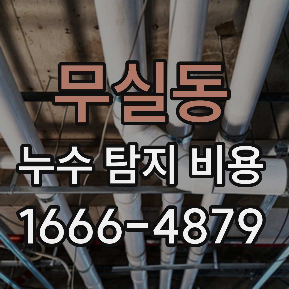 무실동 누수 탐지 비용