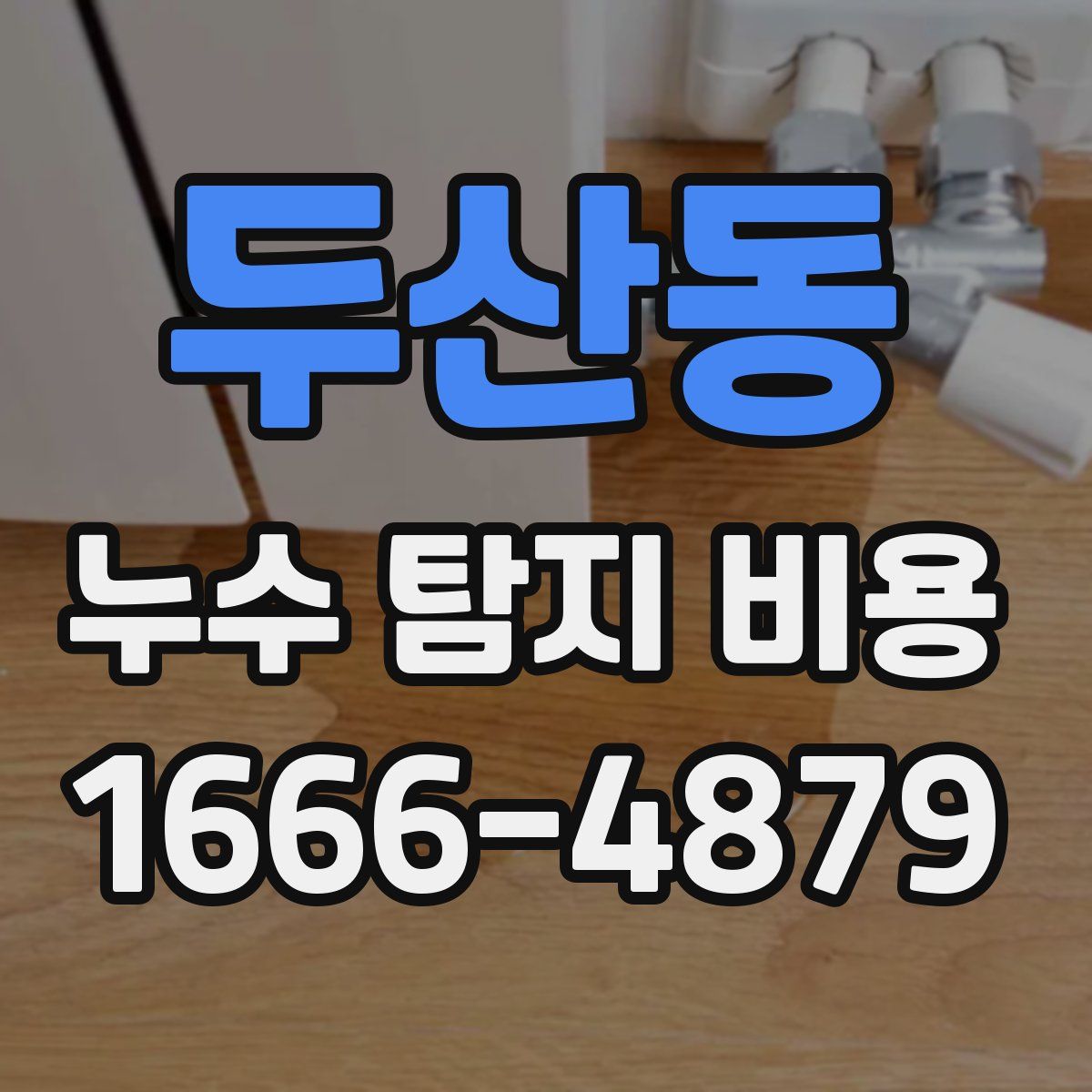 두산동 누수 탐지 비용